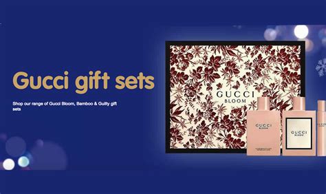 gucci bloom gift set cheap|gucci bamboo gift set boots.